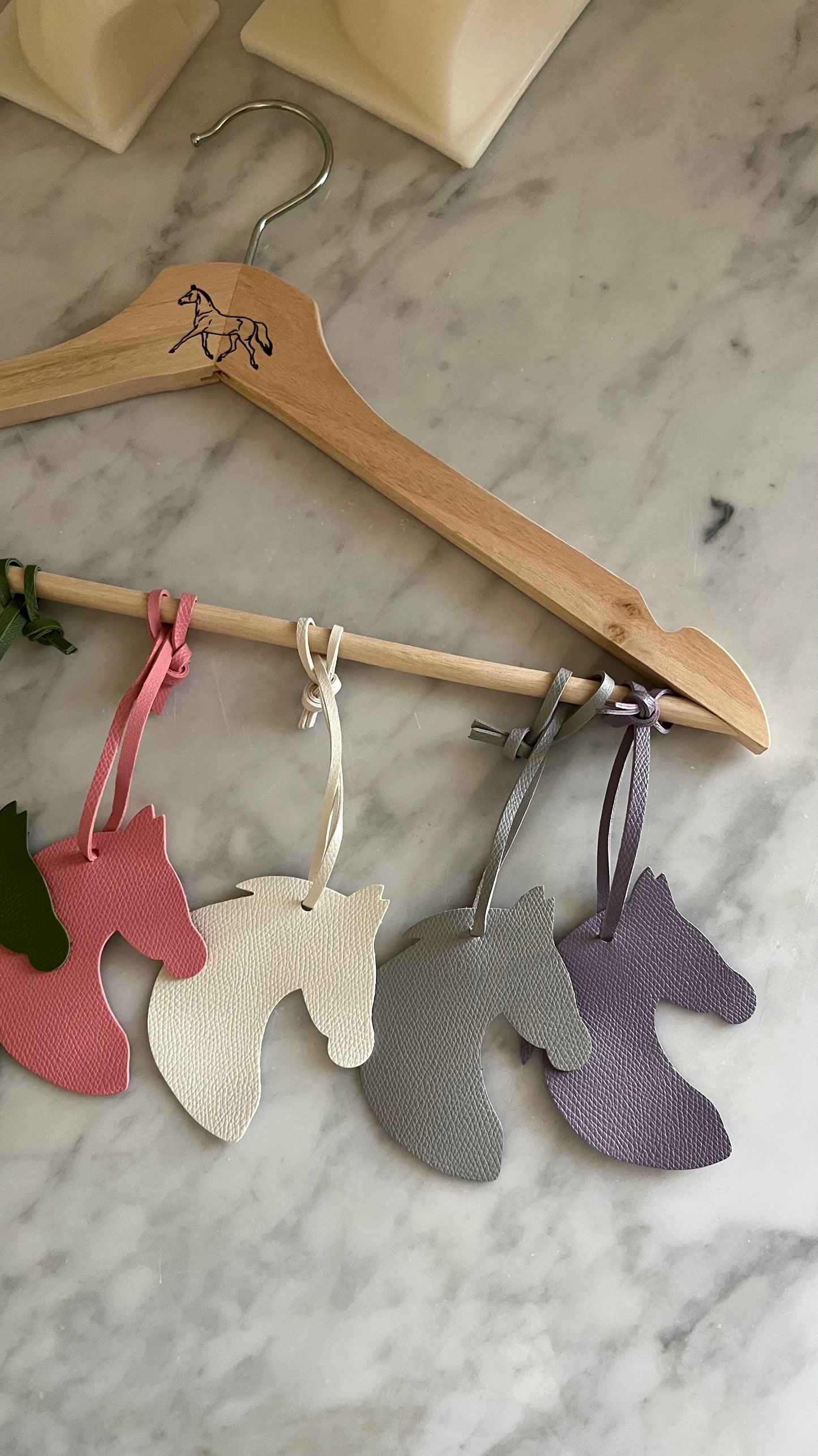 Horse Leather bag & hanging