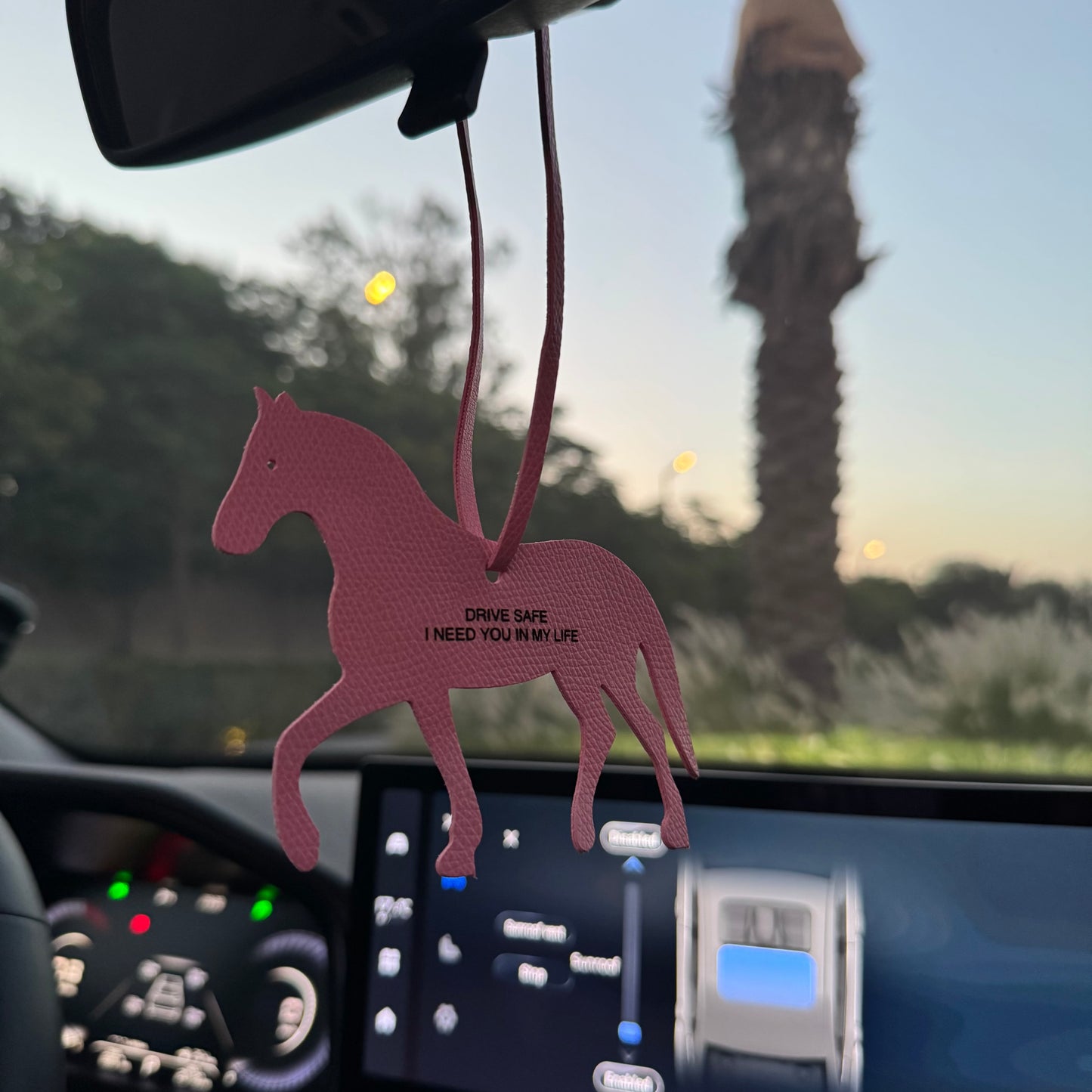 Horse Hanging Car Leather