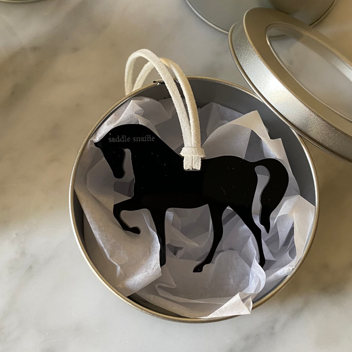 Hanging Horse Car Black