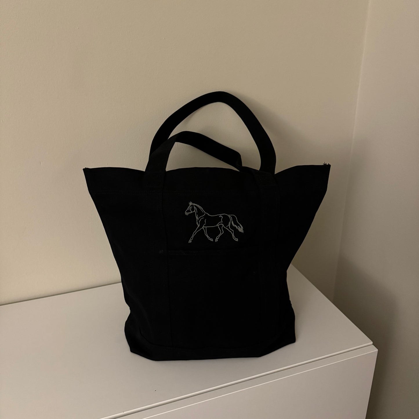 Horse Black Bag 12x41x45 cm