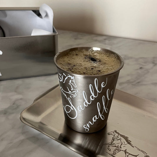 Horse Cup Stainless Steel Set Of 2