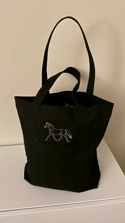 Horse Black Bag 12x41x45 cm