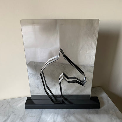 Black Horse Mirror 8x49x57 cm