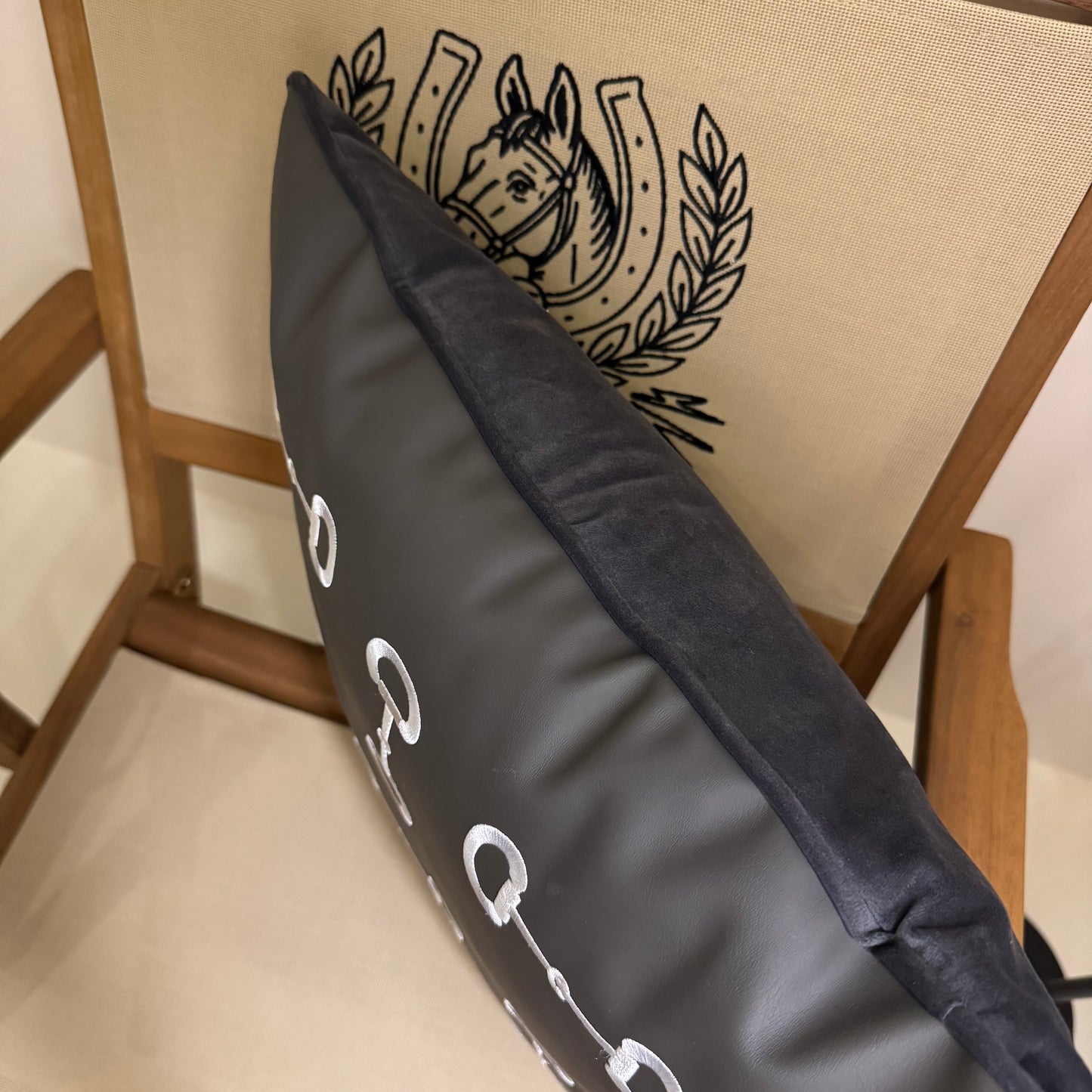 Snaffle Chair Cushion