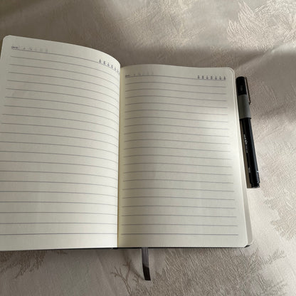 Horse Notebooks Leather Gray