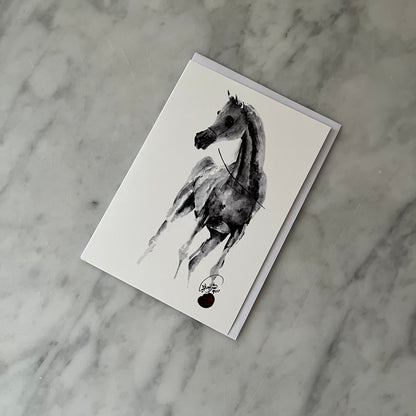 Arabian Horse Greeting Card