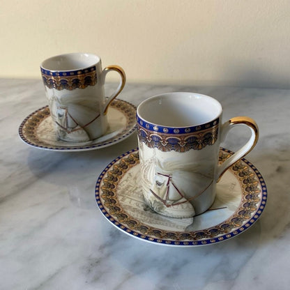 Horse Espresso cups set of 2 pieces