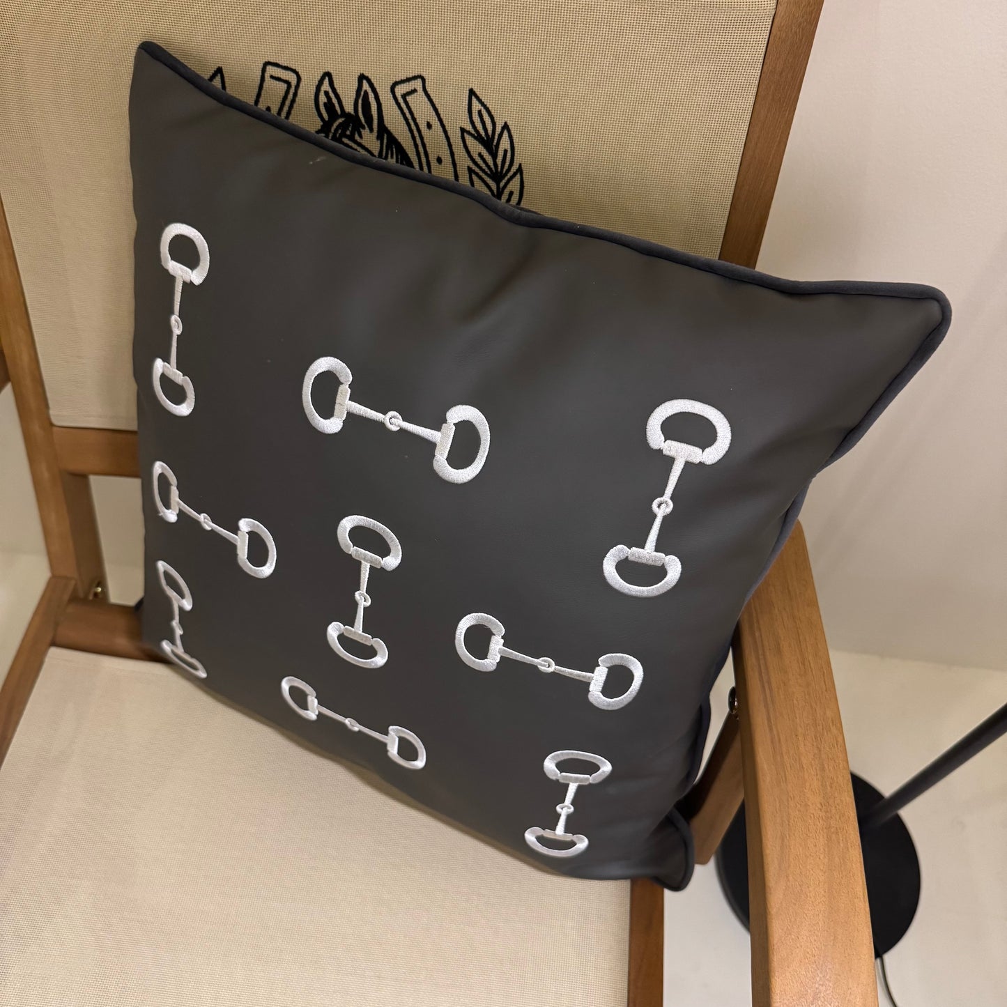 Snaffle Chair Cushion