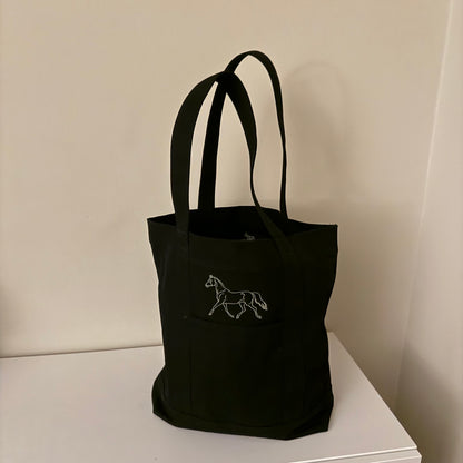 Horse Black Bag 12x41x45 cm