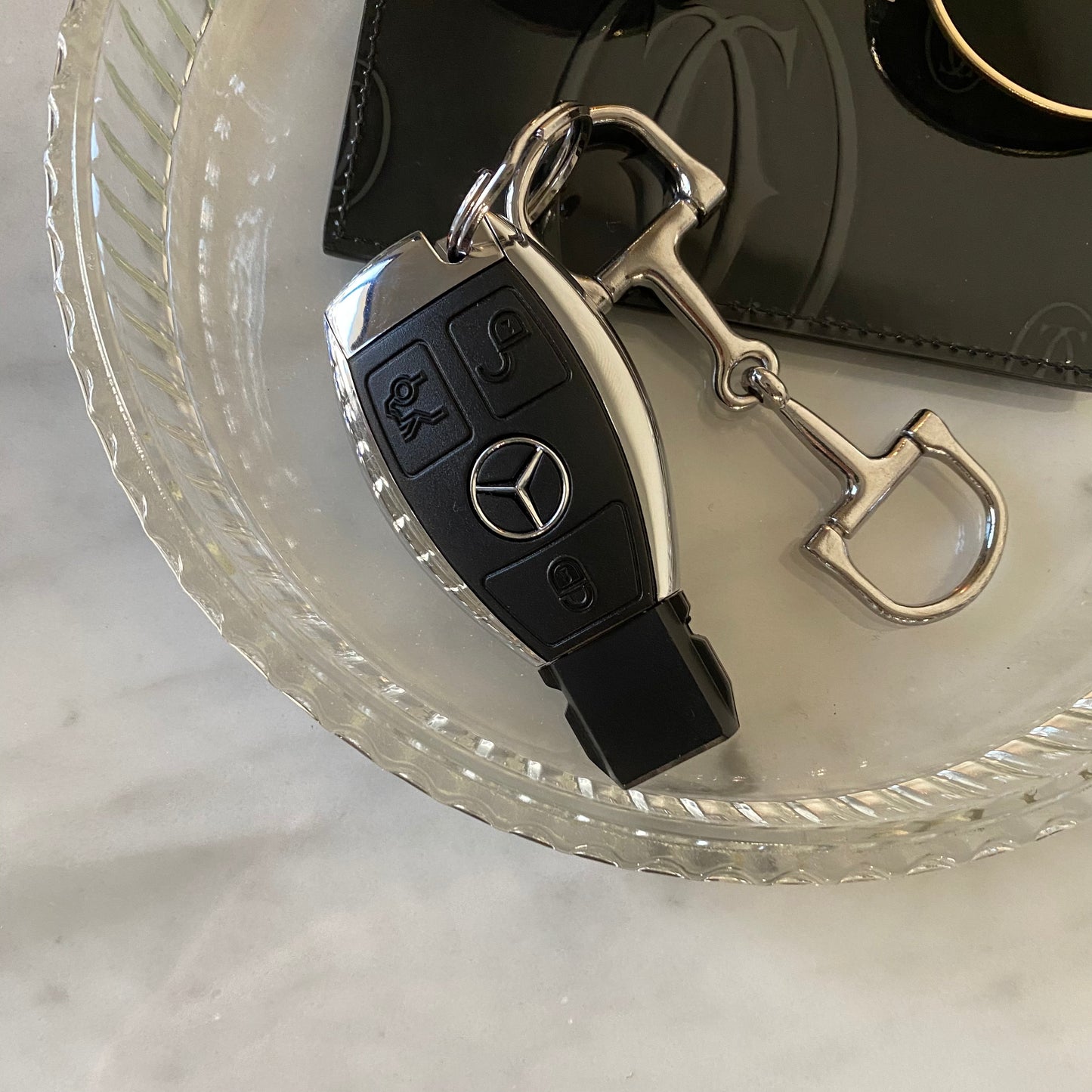 Keychain D-Ring Snaffle