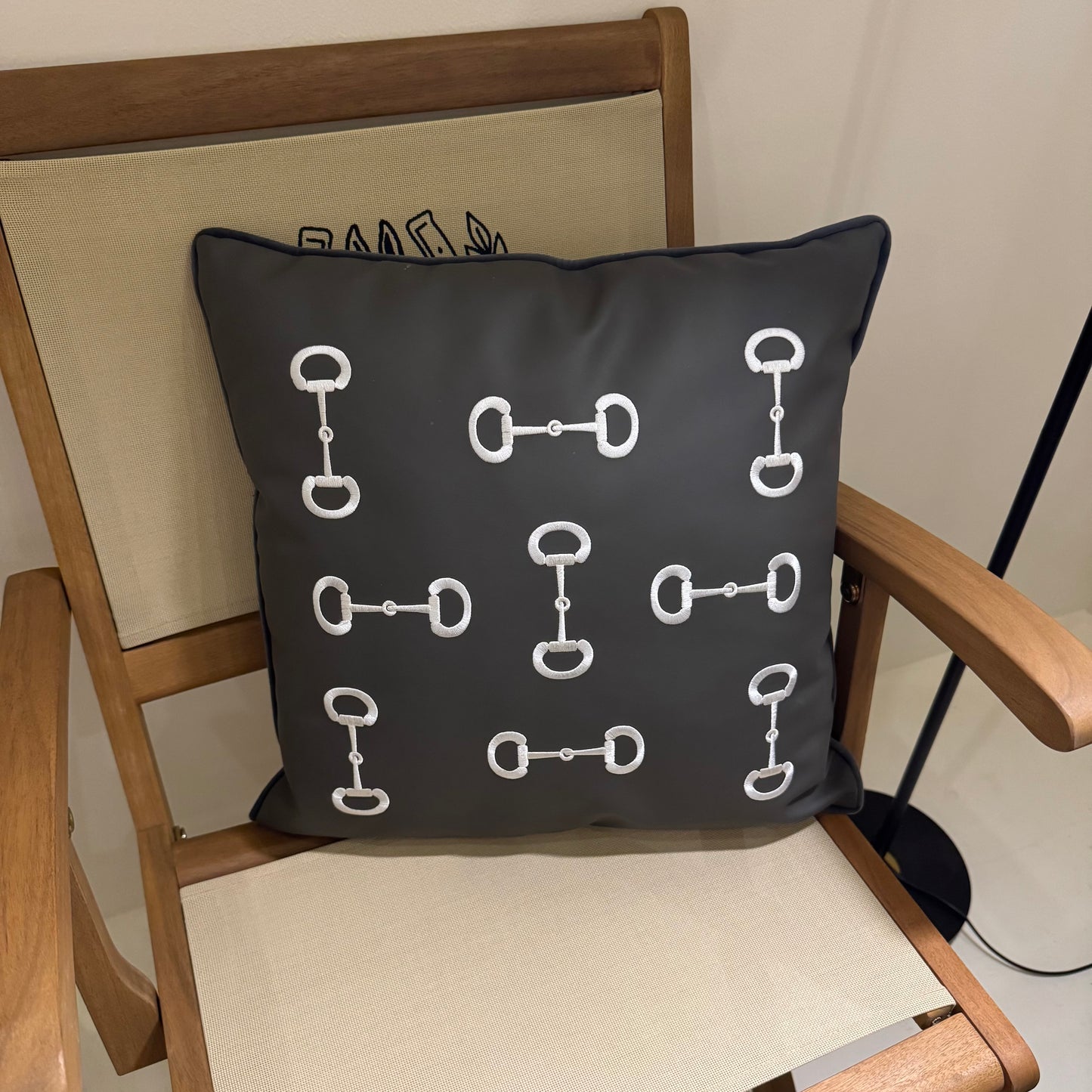 Snaffle Chair Cushion