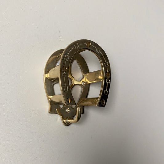 Horseshoe gold iron hanger